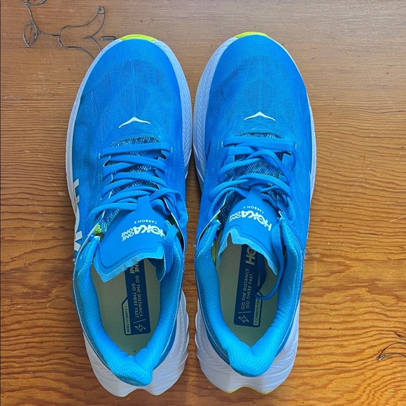 Hoka Teal and White Athletic Shoes - Picture 3 of 7